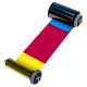 Цветная лента YMCKO, черная панель и панель оверлея с чистящим роликом оверлеем, на 500 оттисков для принтера Advent SOLID 700 (ASOL7-YMCKO500), фото 2