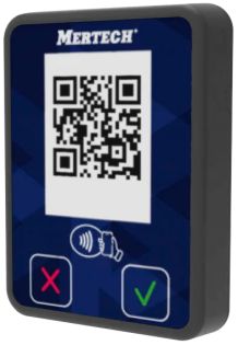 фото Терминал оплаты СБП Mertech Mini с NFC серый/синий (2133)