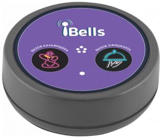 фото iBells Plus K-D2-K кнопка вызова официанта и кальянщика (серый), фото 1