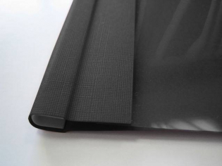 фото C-Bind Мягкие обложки А4 Softclear C 16 мм черные текстура лен