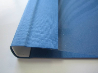 фото C-Bind Мягкие обложки А4 Softclear C 16 мм синие текстура лен
