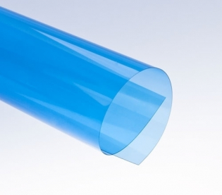 фото Обложки прозрачные пластиковые A4 0,18 мм, синие