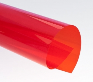 фото Обложки прозрачные пластиковые A4 0,18 мм, красные